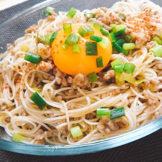 うま辛！夏にぴったり肉味噌そうめん